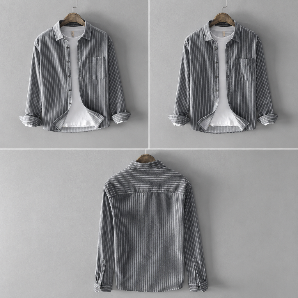 Camisa Social Listrada Classic