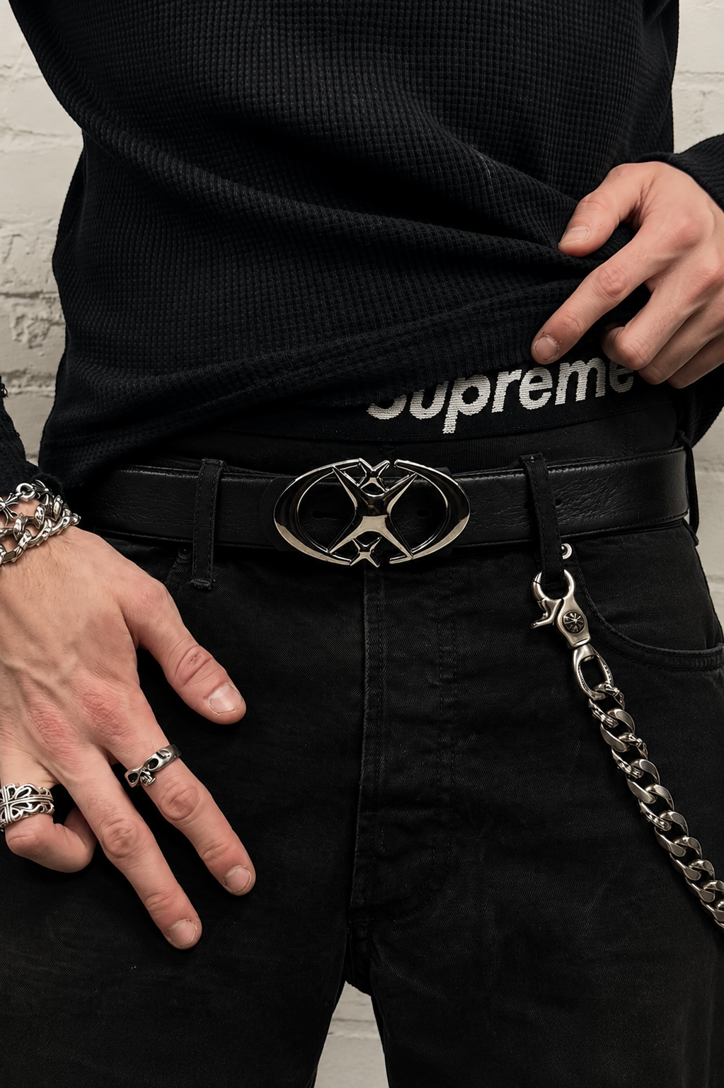 Cinto Gothic Y2K PU
