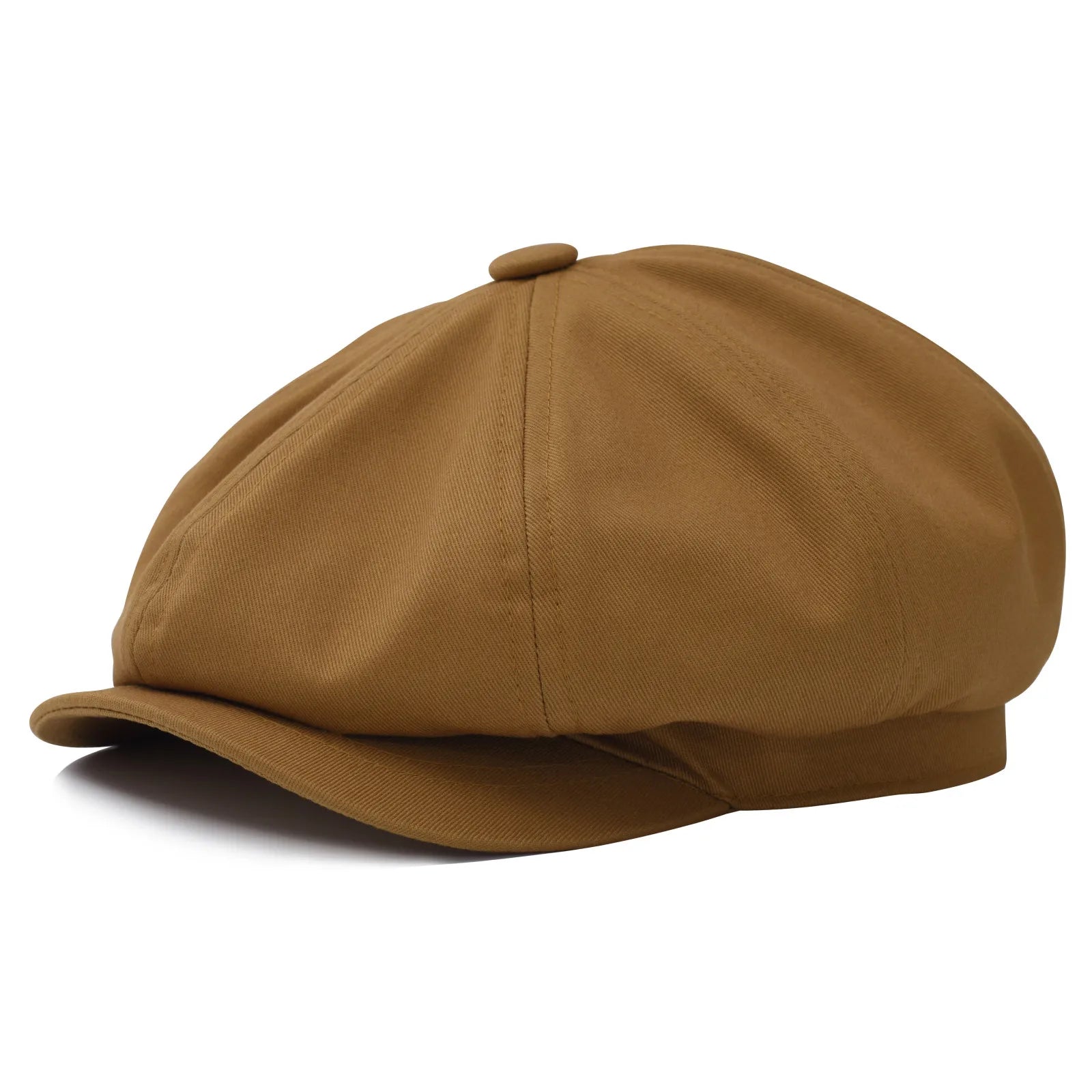 Boné Newsboy Twill 8 Painéis Retrô