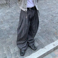 Calça Wide Leg Casual American Vintage