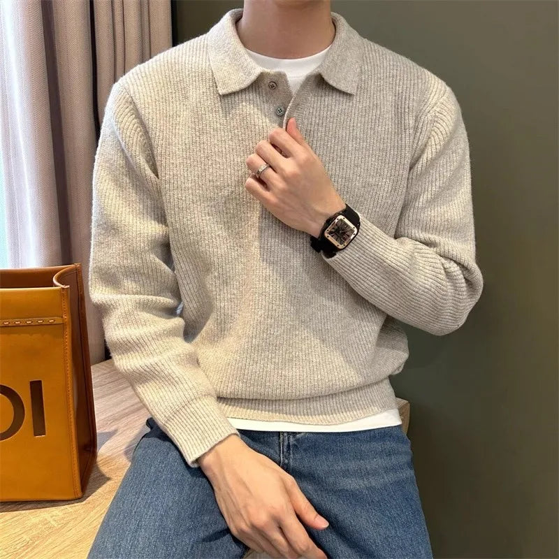 Suéter Polo Tricot Minimalista