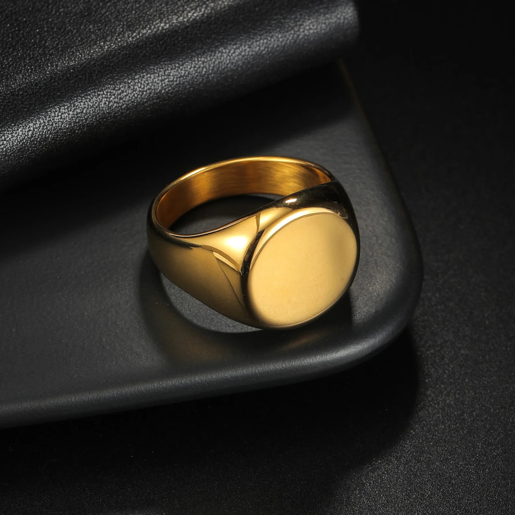 Anel Signet Personalizável Inox