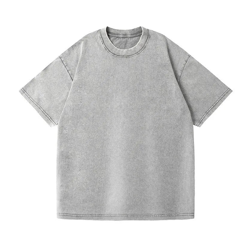 Camiseta Vintage Acid Wash 350gsm