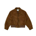Jaqueta Suede Lapel Moto Coreana