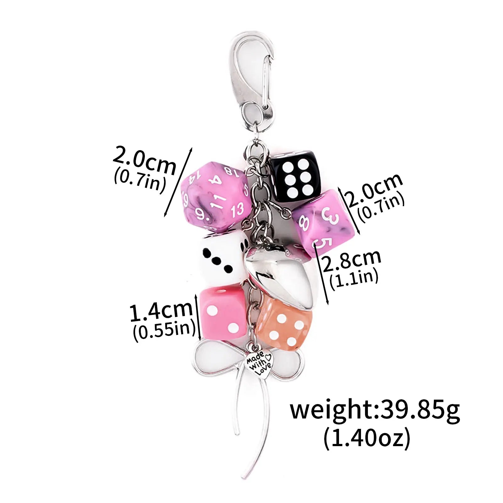 Chaveiro Multi-Pendant Vintage Black 8