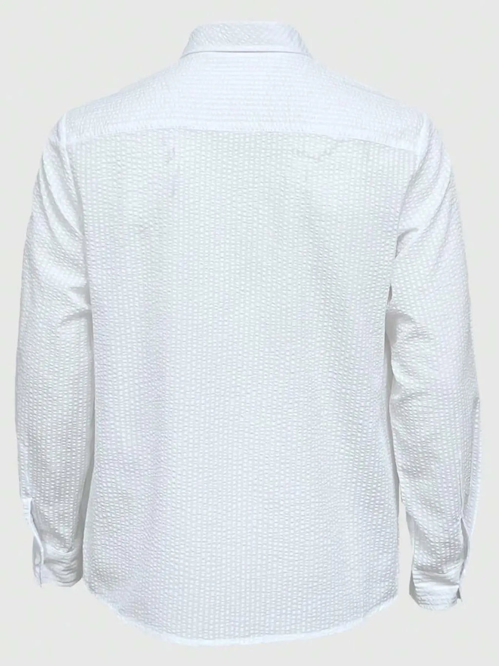 Camisa Listrada Manga Longa Loose Casual