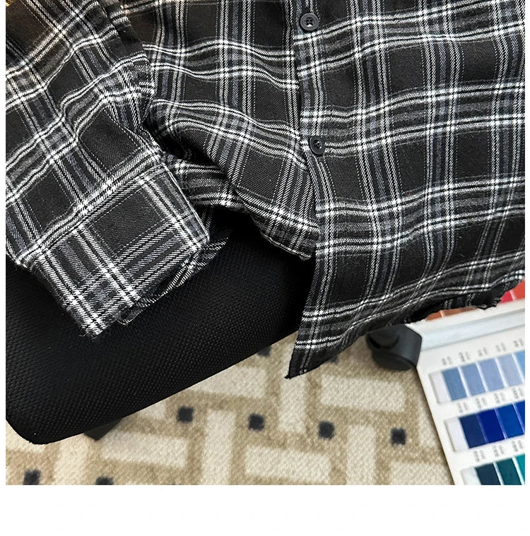 Camisa Xadrez Vintage Sobrecamisa