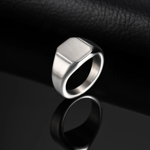 Anel Signet Masculino Vnox