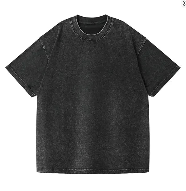 Camiseta Vintage Acid Wash 350gsm