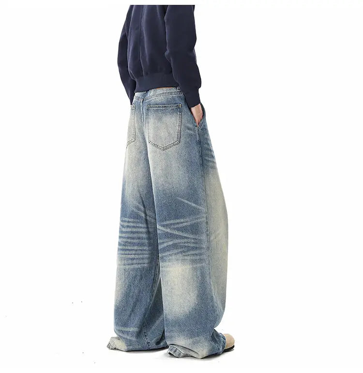 Jeans Wide Leg Baggy Confortável