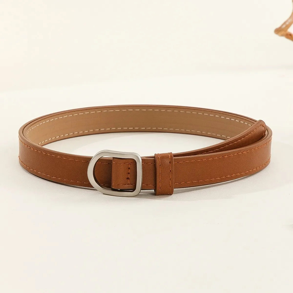 Cinto Fino Minimalista Casual Coreano