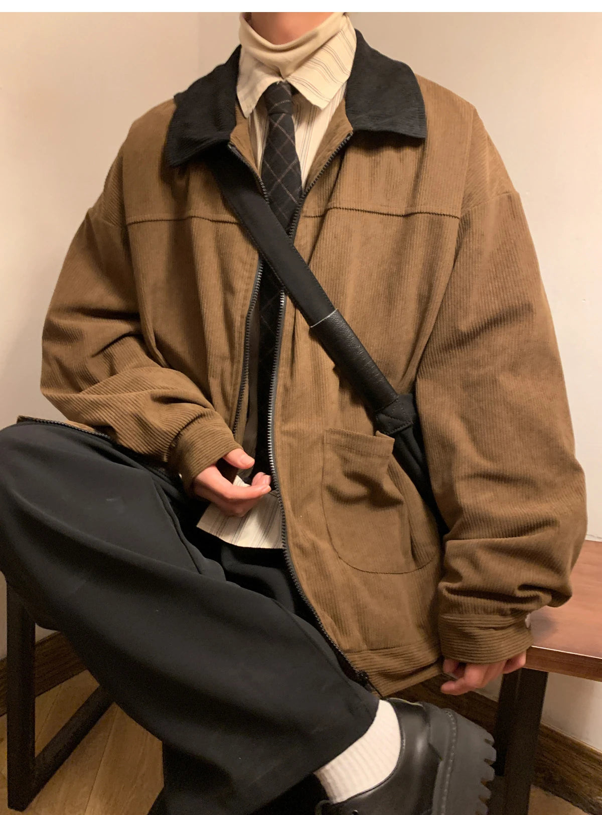 Jaqueta Bomber Vintage Americana
