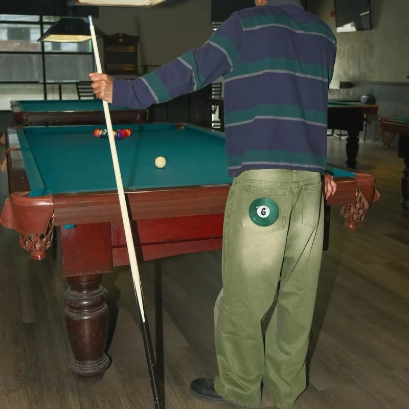 Jeans Y2K Matcha Bordado Unissex
