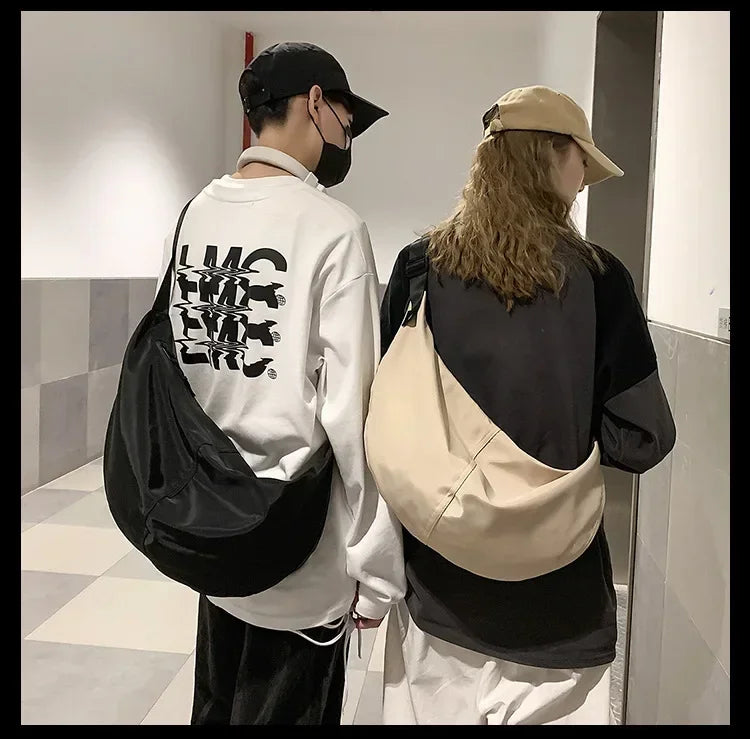 Bolsa Crossbody Nylon Urban Oversized
