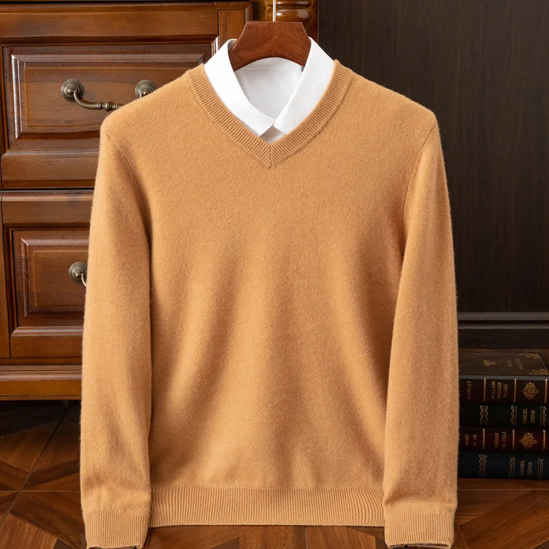 Suéter Merino Wool V-Neck