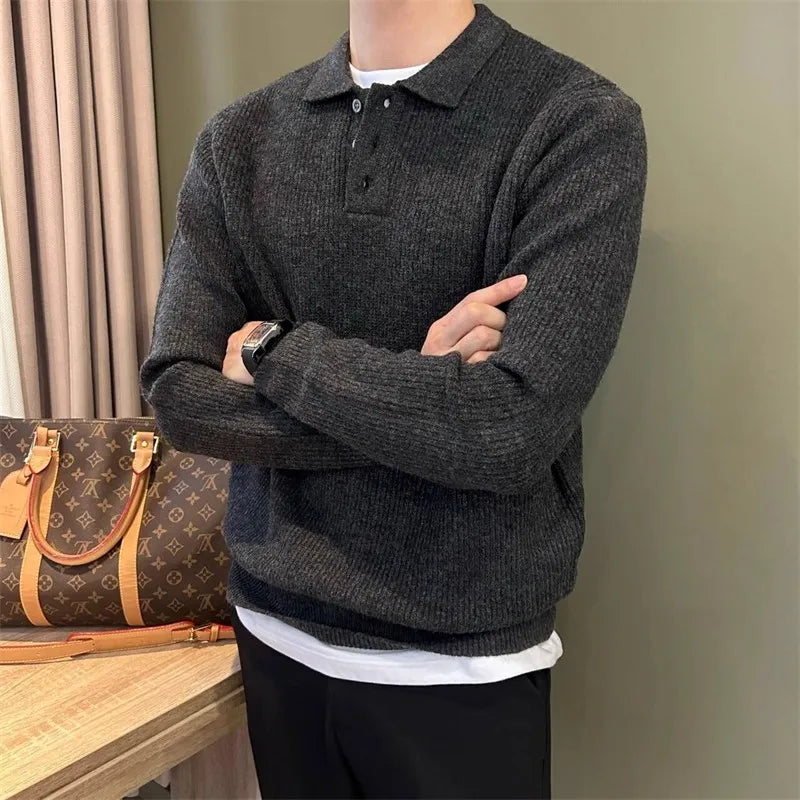 Suéter Polo Tricot Minimalista
