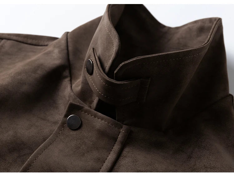 Jaqueta Couro Oversized Casual