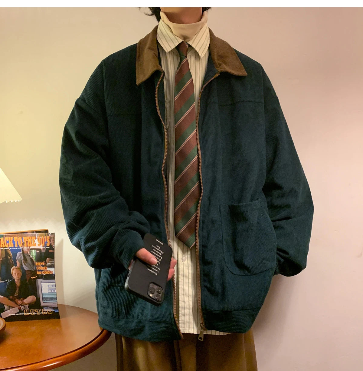 Jaqueta Bomber Vintage Americana
