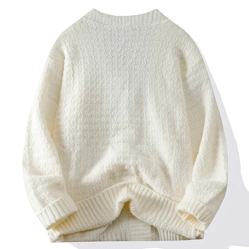 Cardigan Knit Button Streetwear