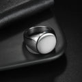 Anel Signet Personalizável Inox