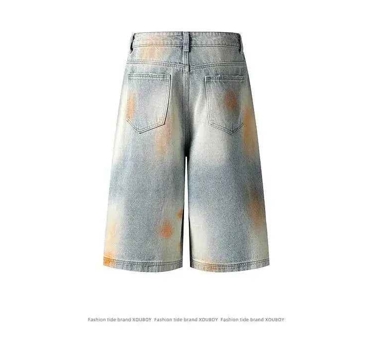 Shorts Jorts Jeans Mud Dye Contrast