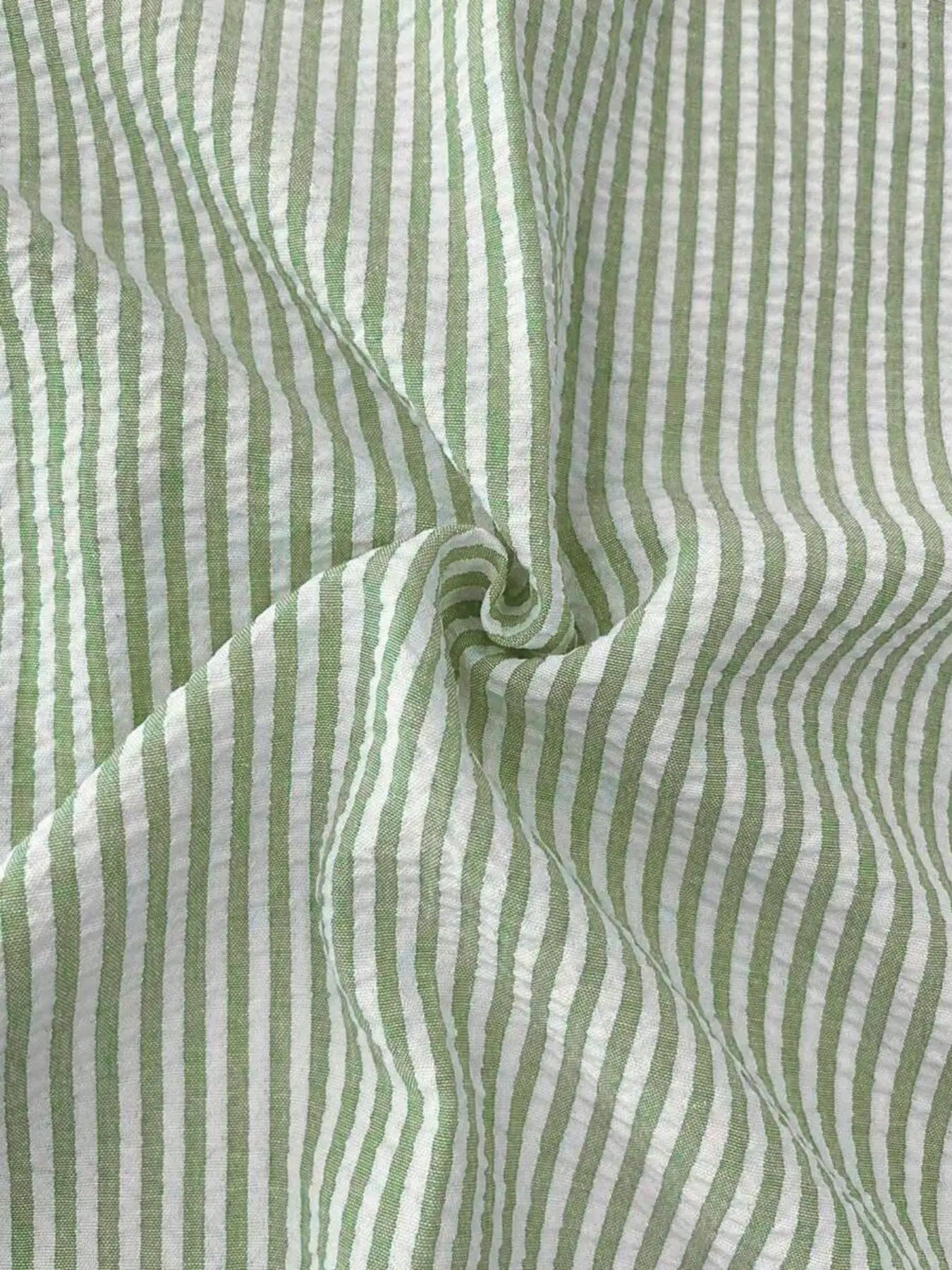 Camisa Listrada Manga Longa Loose Casual