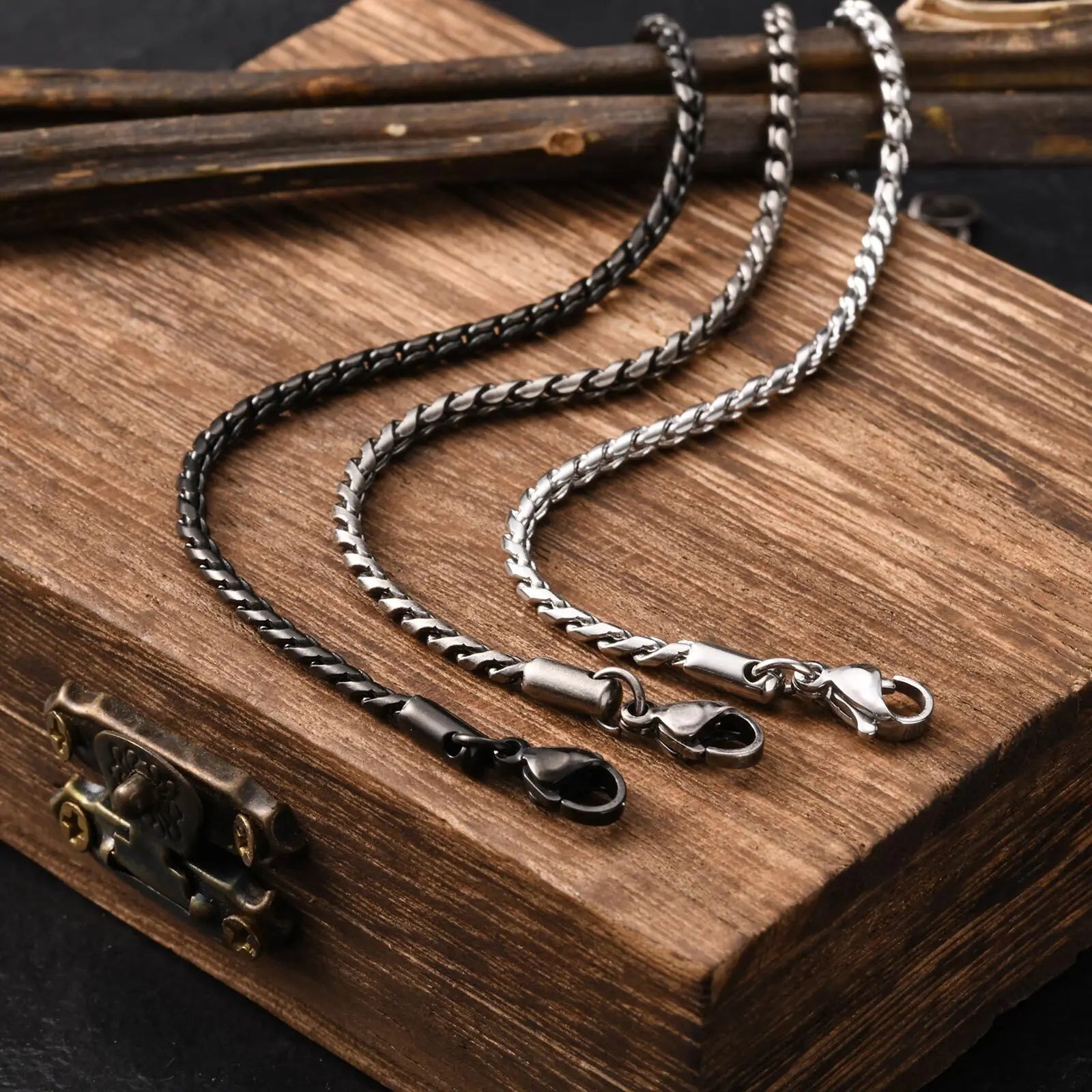 Pulseira Snake Links Inox