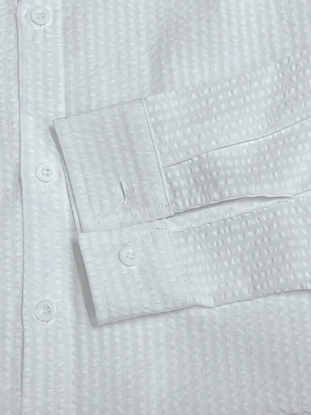 Camisa Listrada Manga Longa Loose Casual