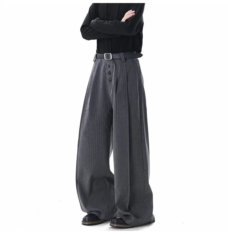 Calça Wide Leg Triple Button