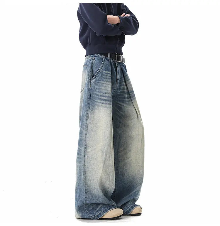 Jeans Wide Leg Baggy Confortável