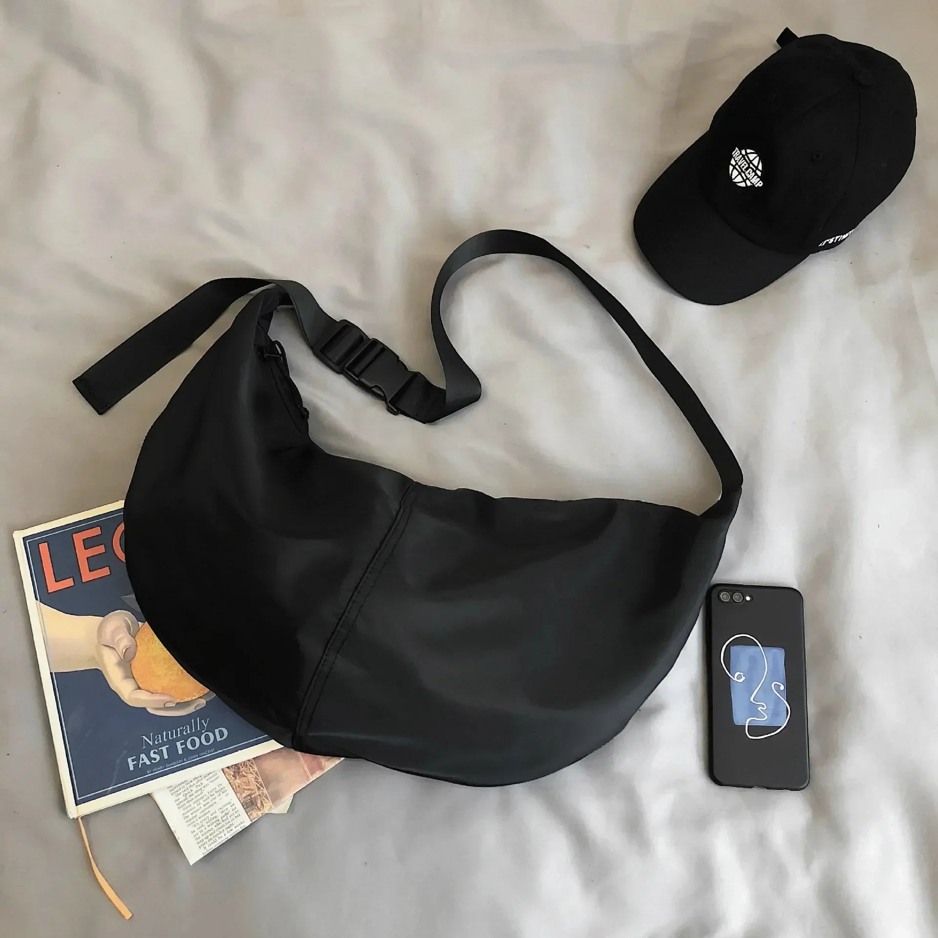 Bolsa Crossbody Nylon Urban Oversized