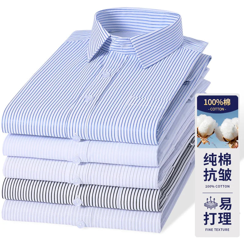 Camisa Social Listrada Premium