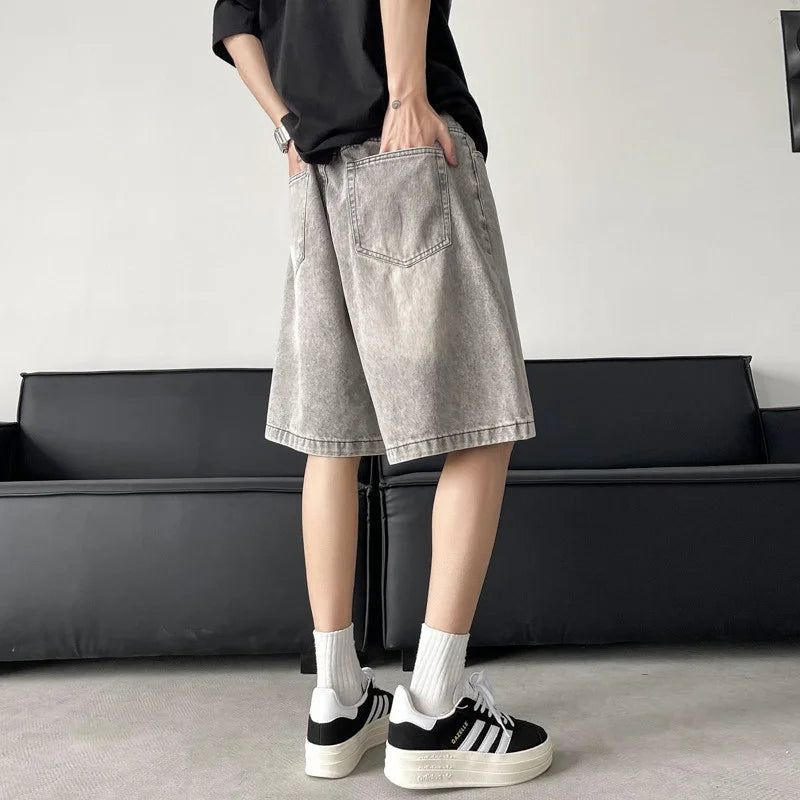 Shorts Jorts Washed Distressed Desgastado Y2K