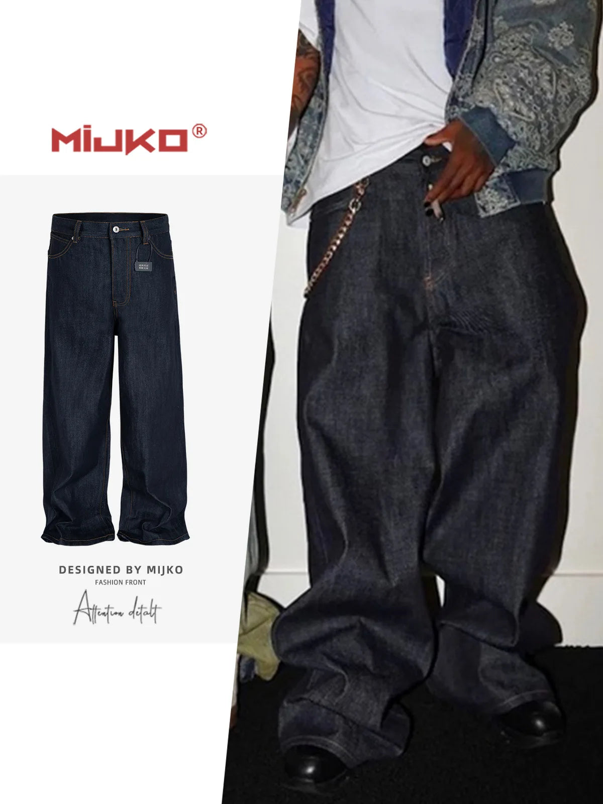 Jeans Baggy Cleanfit Unissex