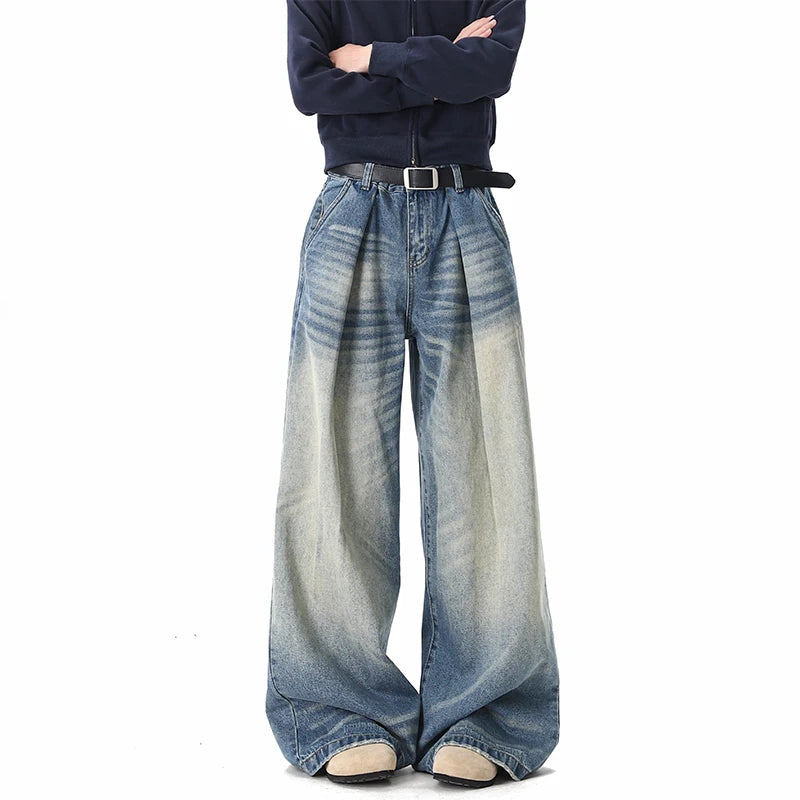 Jeans Wide Leg Baggy Confortável