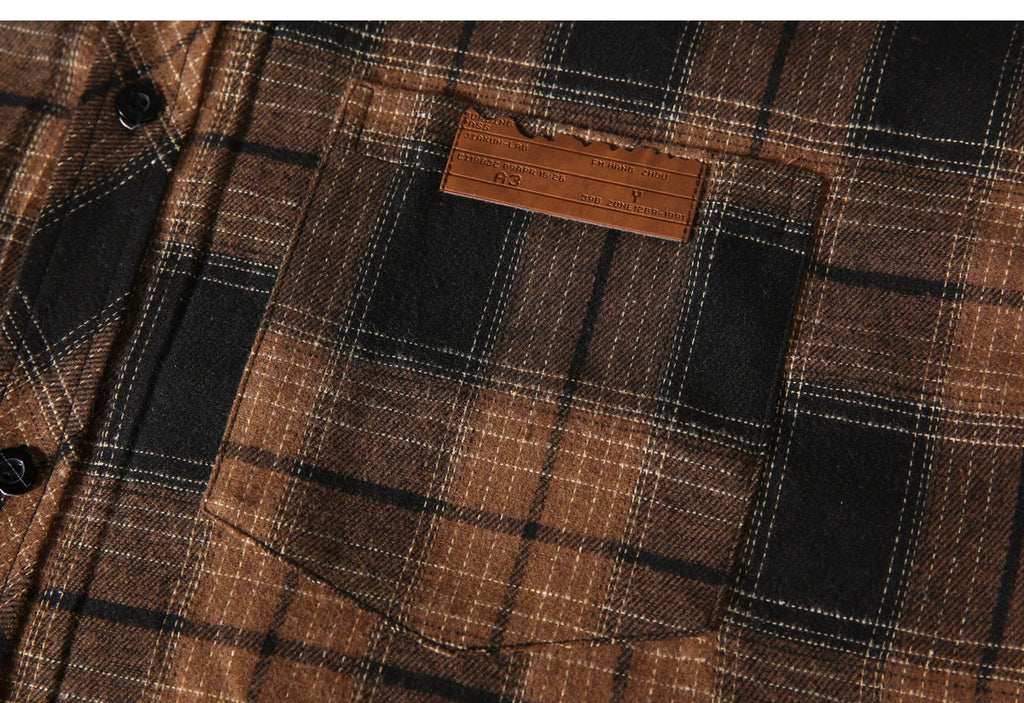 Camisa Flanela Grunge Sobrecamisa
