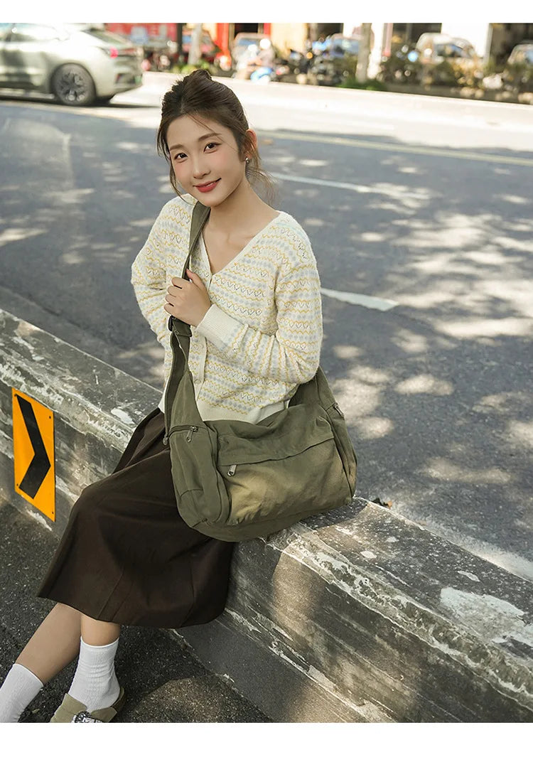 Bolsa Tote Canvas Utilitária