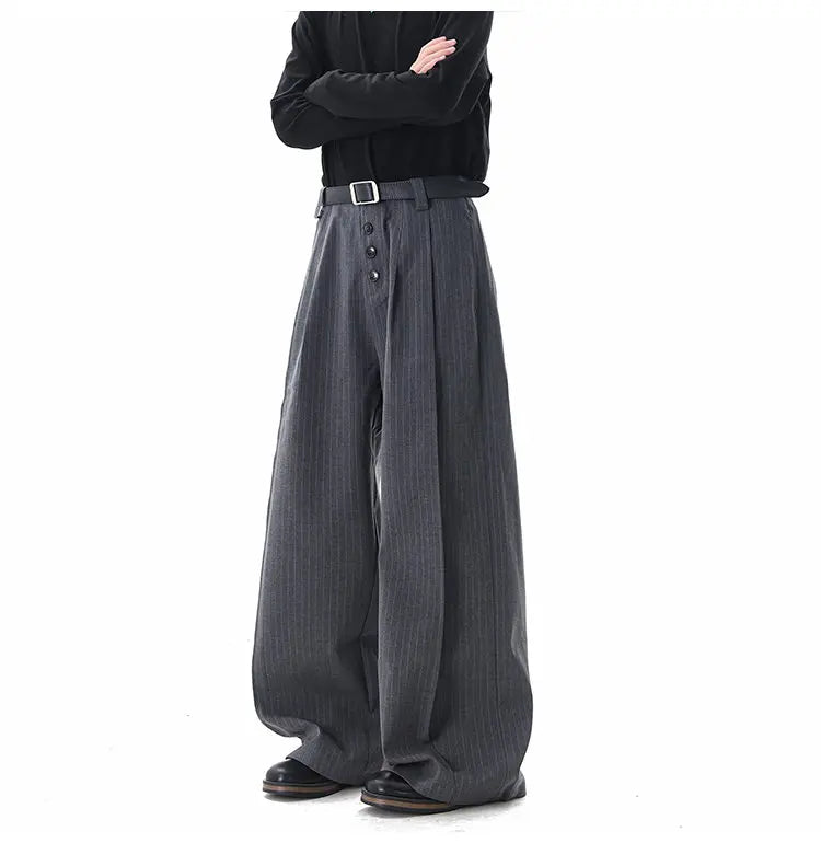 Calça Wide Leg Triple Button