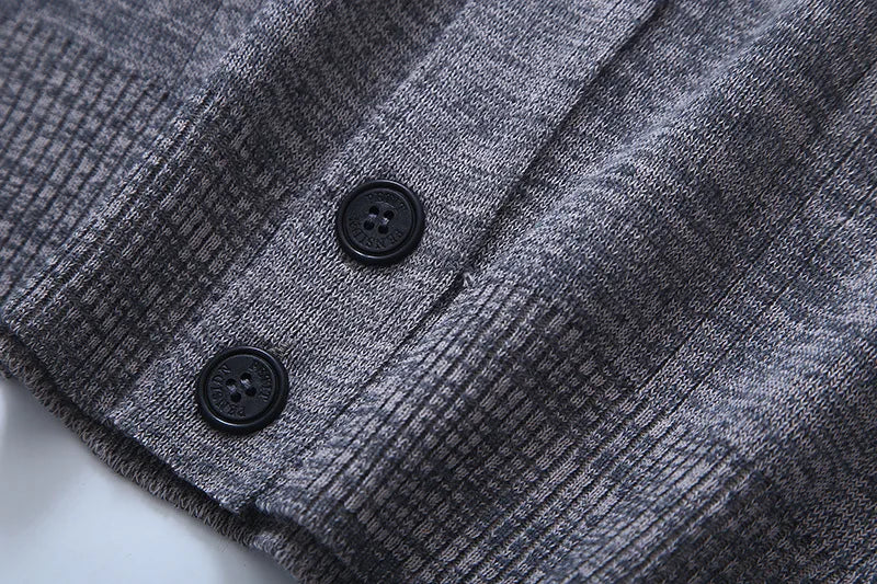 Colete Tricot Abotoado Simples