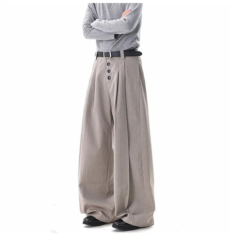 Calça Wide Leg Triple Button