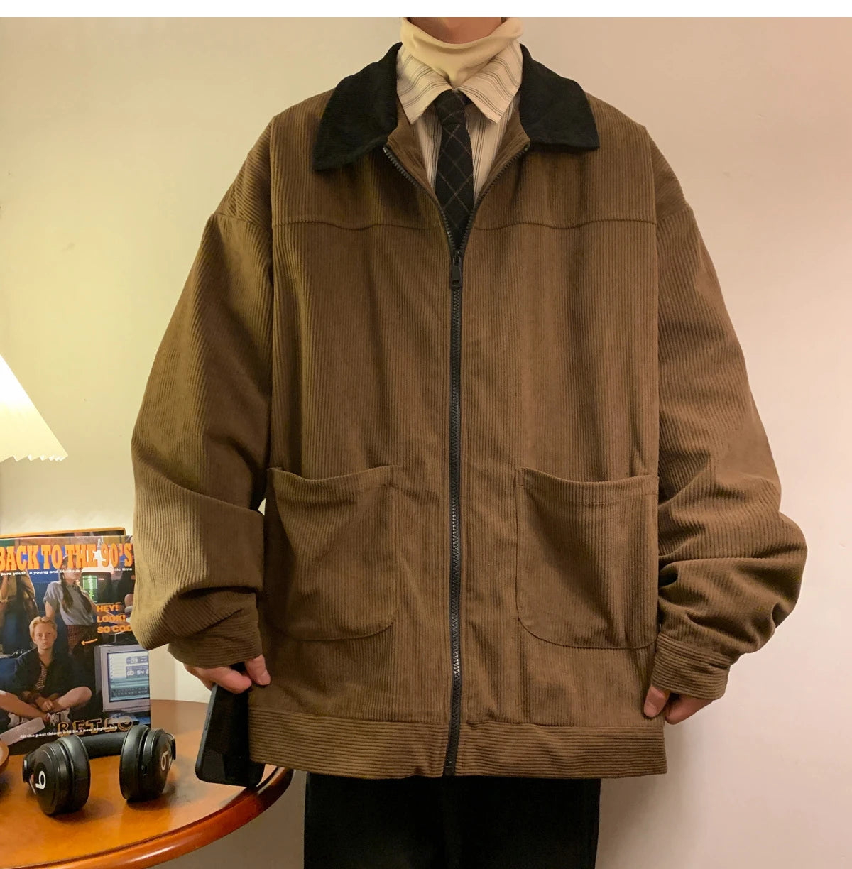 Jaqueta Bomber Vintage Americana