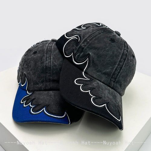 Boné Flame Embroidered Hip Hop