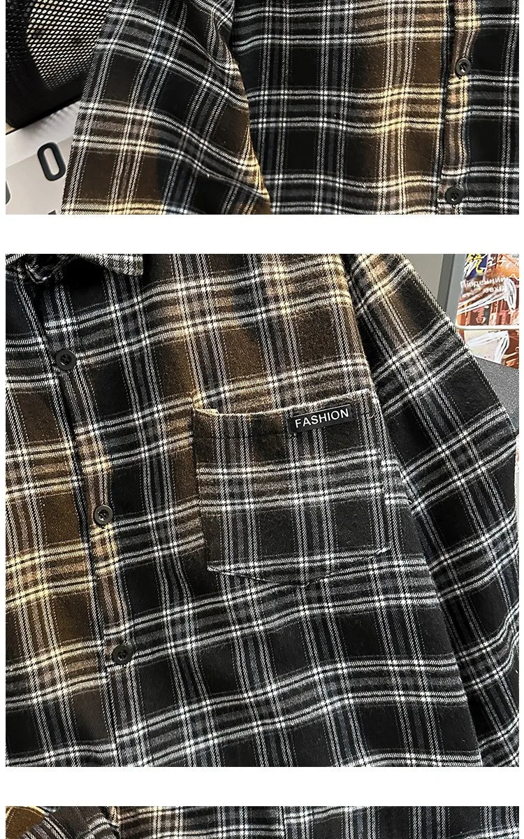 Camisa Xadrez Vintage Sobrecamisa