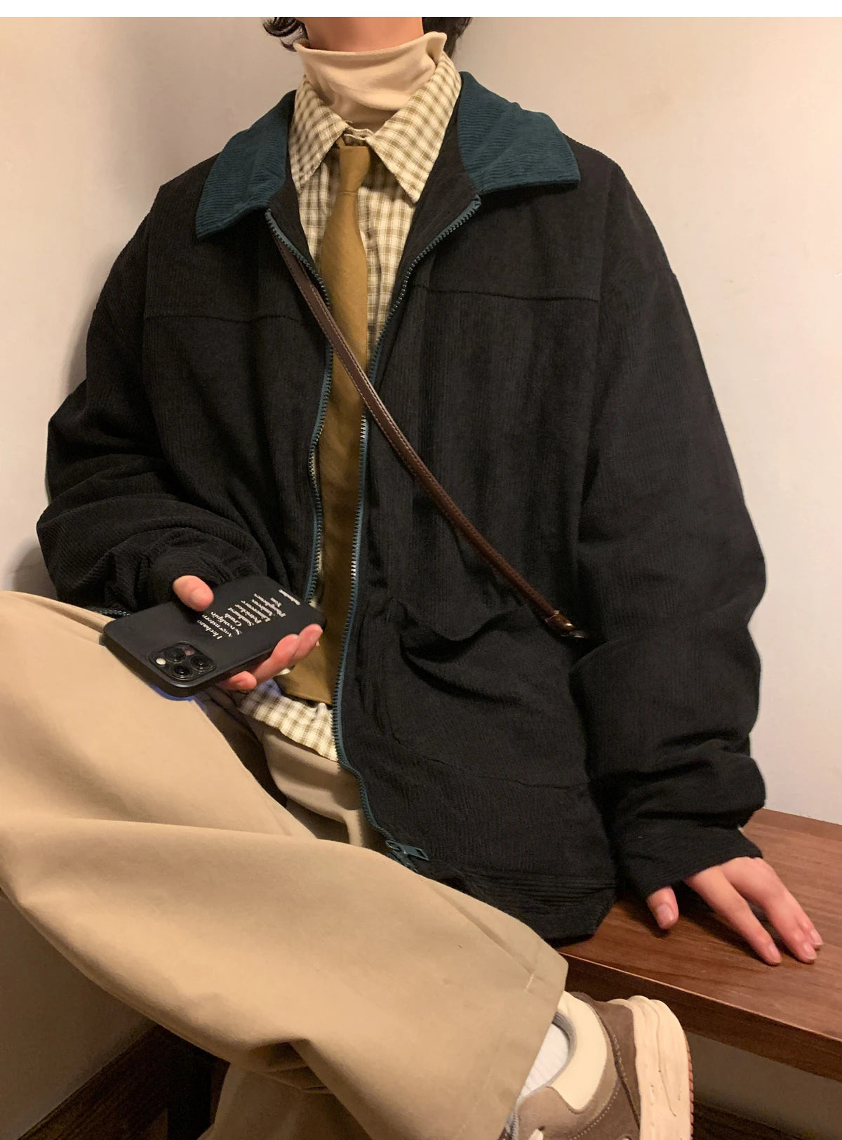 Jaqueta Bomber Vintage Americana