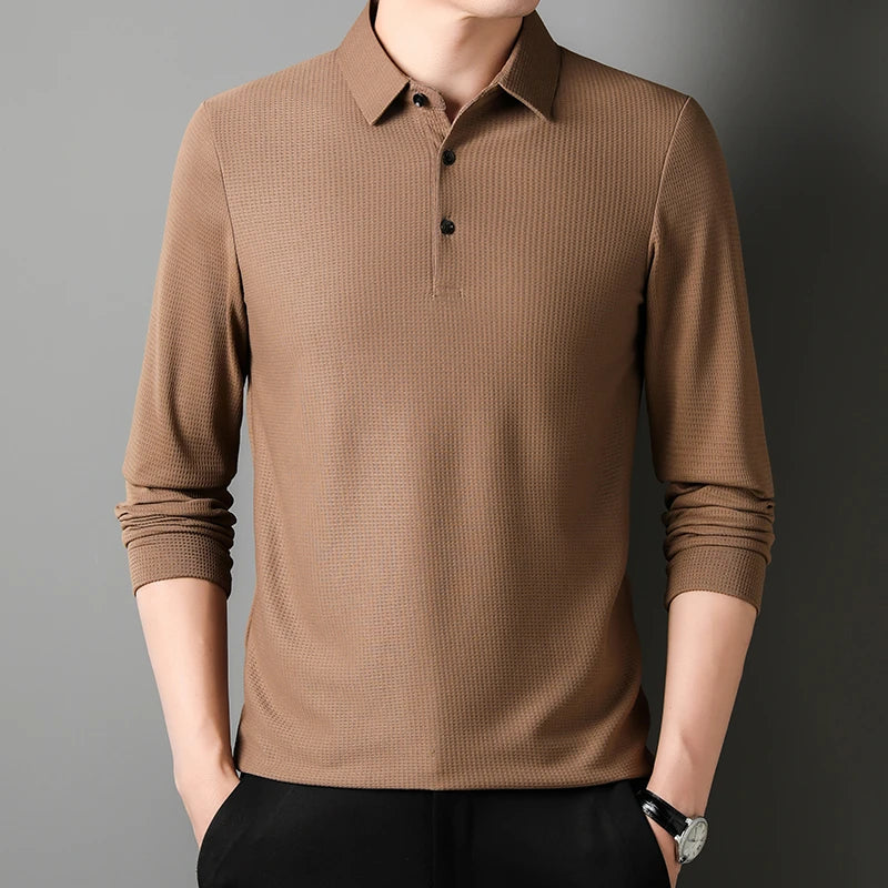 Polo Manga Longa Business