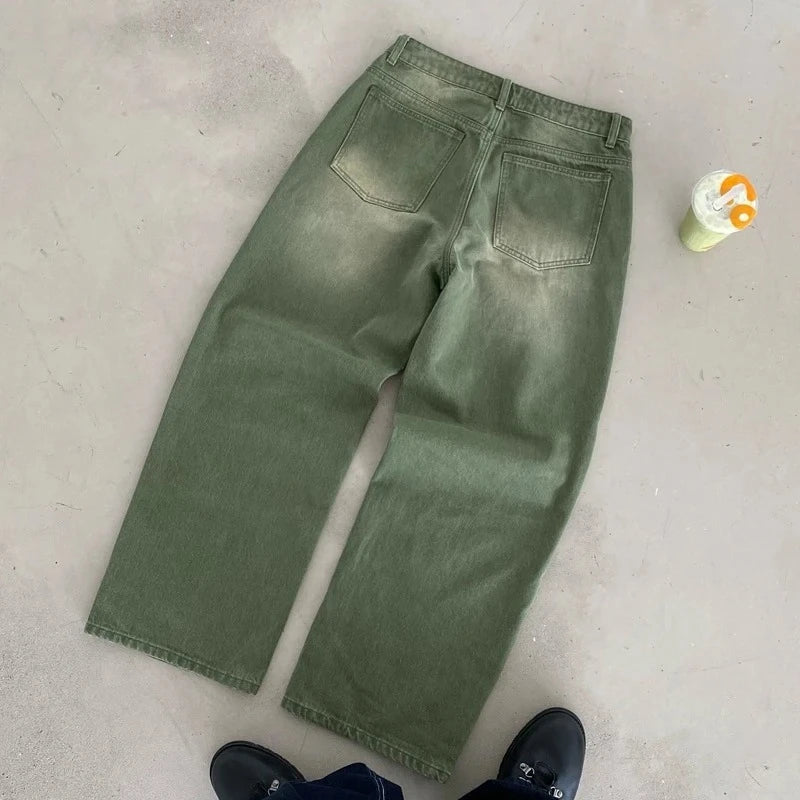 Jeans Y2K Matcha Bordado Unissex
