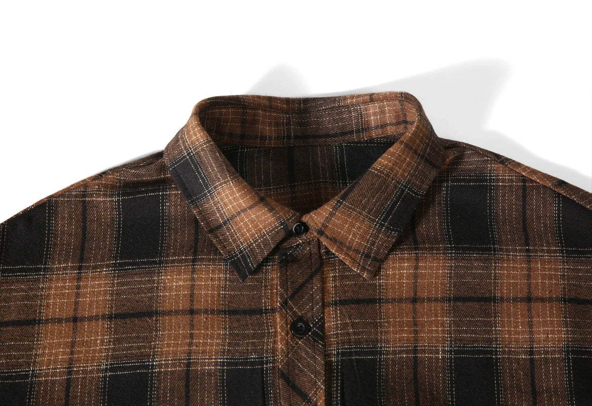 Camisa Flanela Grunge Sobrecamisa