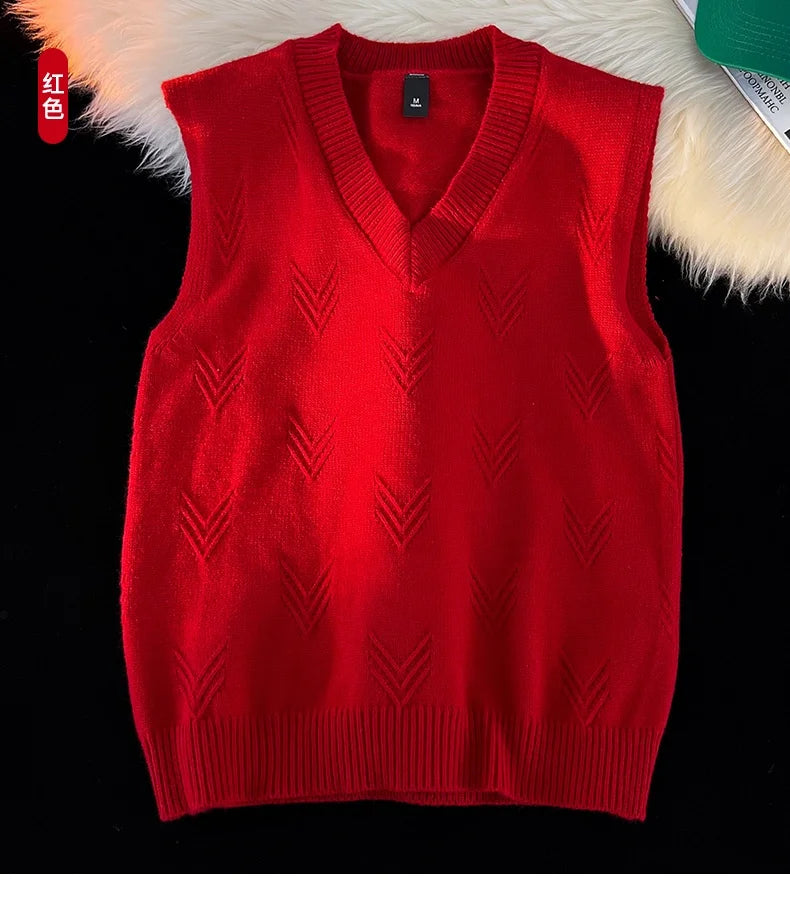 Colete Jacquard Tricot Gola V