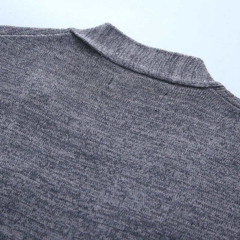 Colete Tricot Abotoado Simples