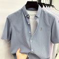 Camisa Listrada Bordada Premium